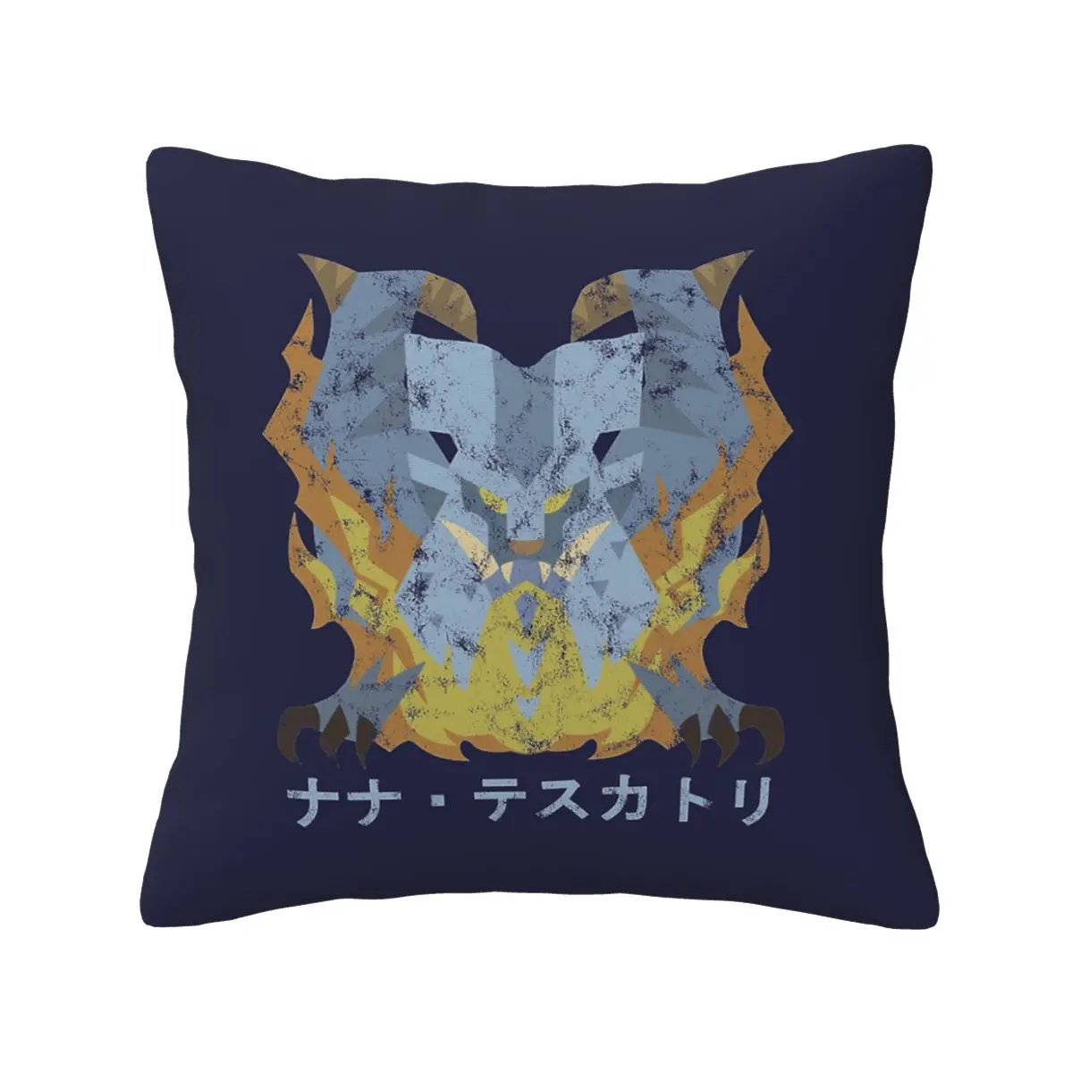 Monster Hunter World Lunastra Kanji  Pillowcase Soft Cushion Cover Decorative Pillow Case Cover for Home Double-sided Printing