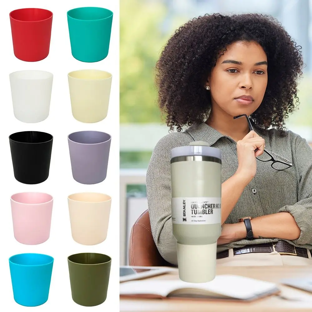 New 7.5cm Silicone Bottle Bottom Sleeve Anti-Slip Thickened Water Bottle Protective Case Cup Accessories For Hydroflask 12-24 oz