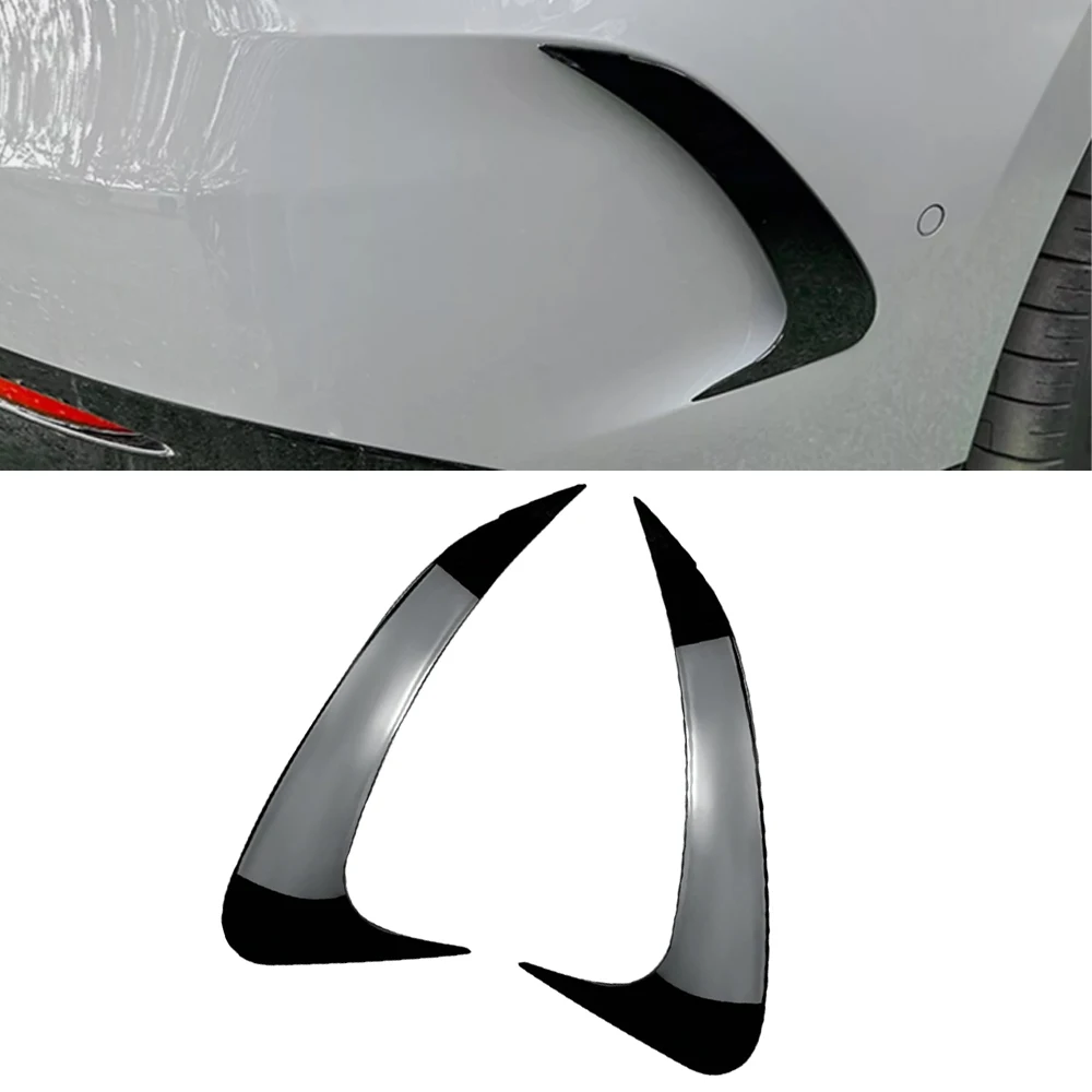 2pcs Rear Bumper Spoiler for Mercedes Benz EQE Class V295 EQE350 EQE500 53 AMG 2023-2025