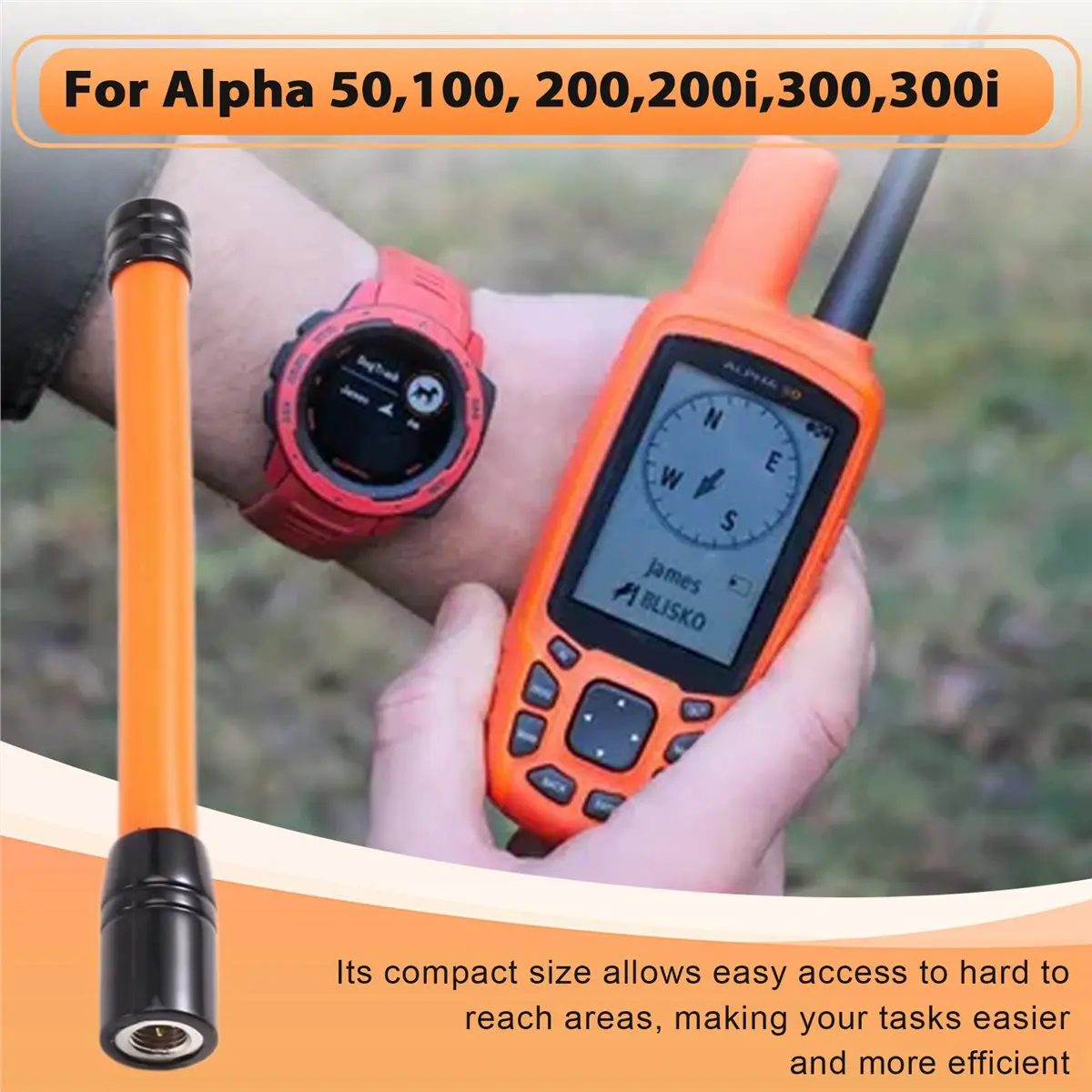 A64I Replacement Soft Rubber Antenna for Alpha 200 300 200i 300i 100 50 Astro 320 430 900 Accessories