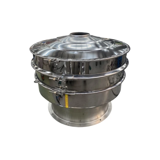 1000 Type 2 Layer Stainless Steel Circular Vibrating Sieve Plastic Particle Screening Machine Food Splitting Machine