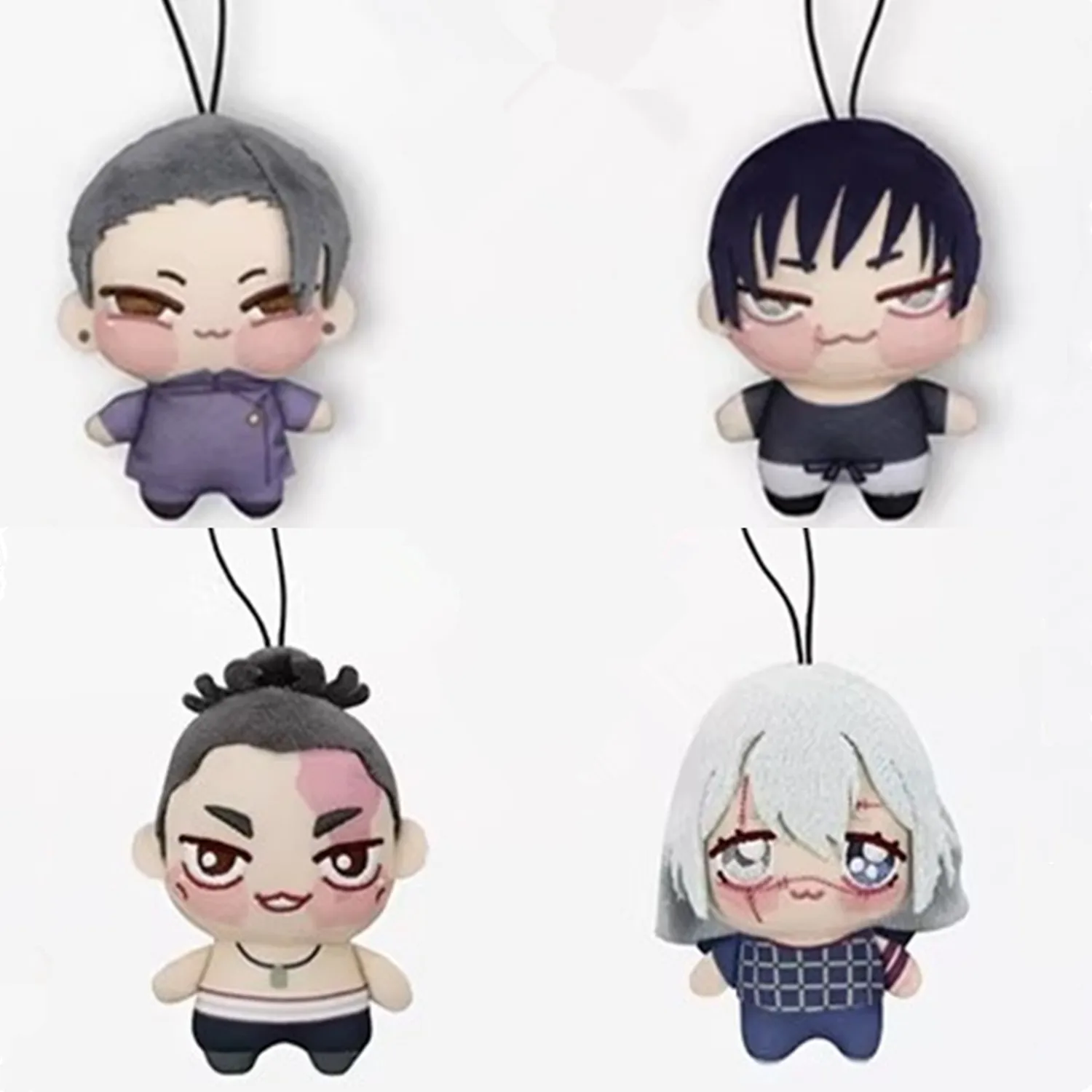 New Anime Geto Nanami Toji Fushiguro Plush Key chains Kids Stuffed Toys Small Pandent For Children 10CM