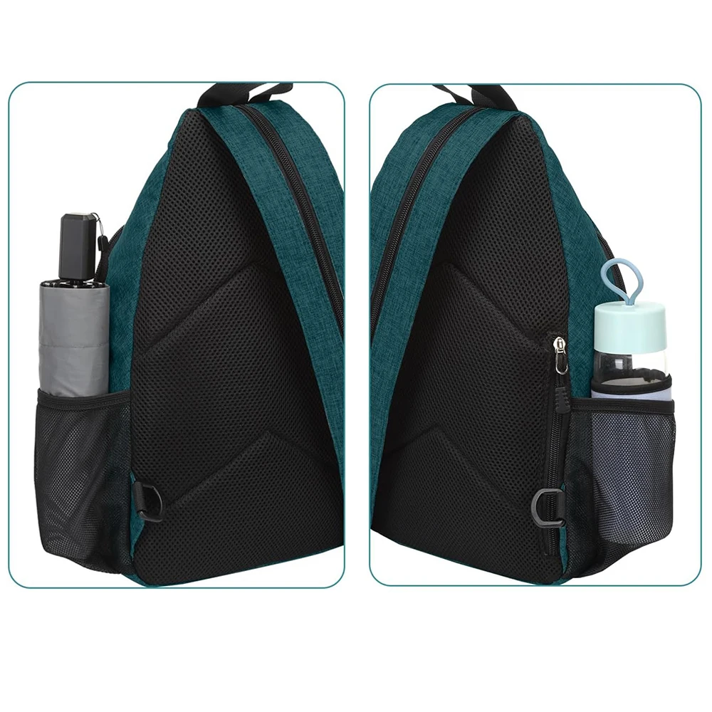 MOSISO Sling Backpack Travel Hiking Daypack, Crossbody Convertible Sling Bag with Front Pocket One Shoulder Chest Bag