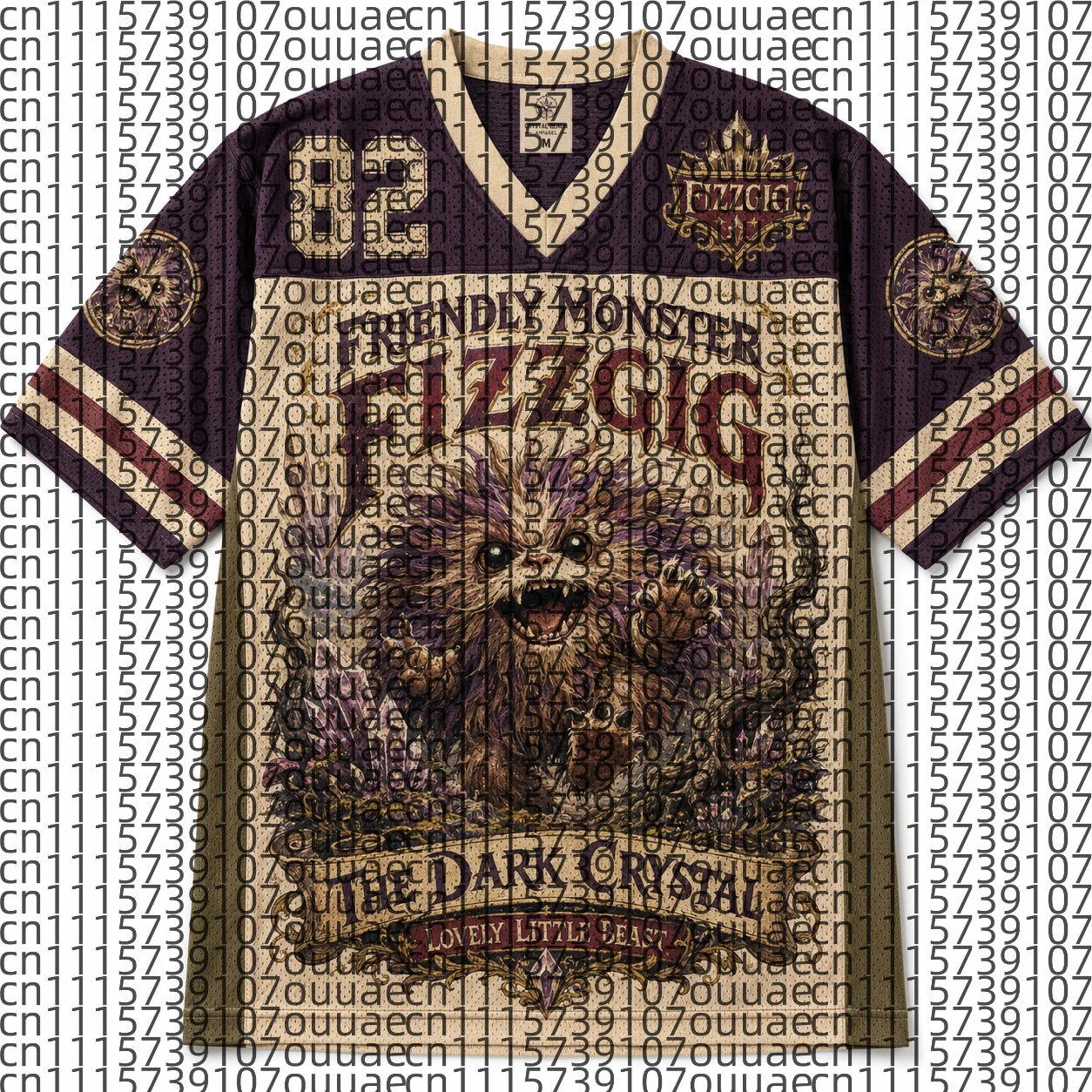2026 Popular 80s Themed Sports Fashion Short Sleeved V-neck Mesh Streetwear Retro Band Movie Game Fan Gift T-shirt