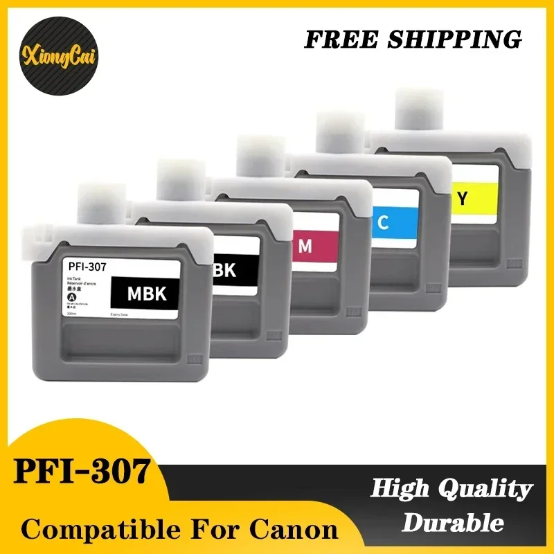 

330 мл PFI-307, совместимый с принтером Canon iPF830 IPF840 IPF850, цветной