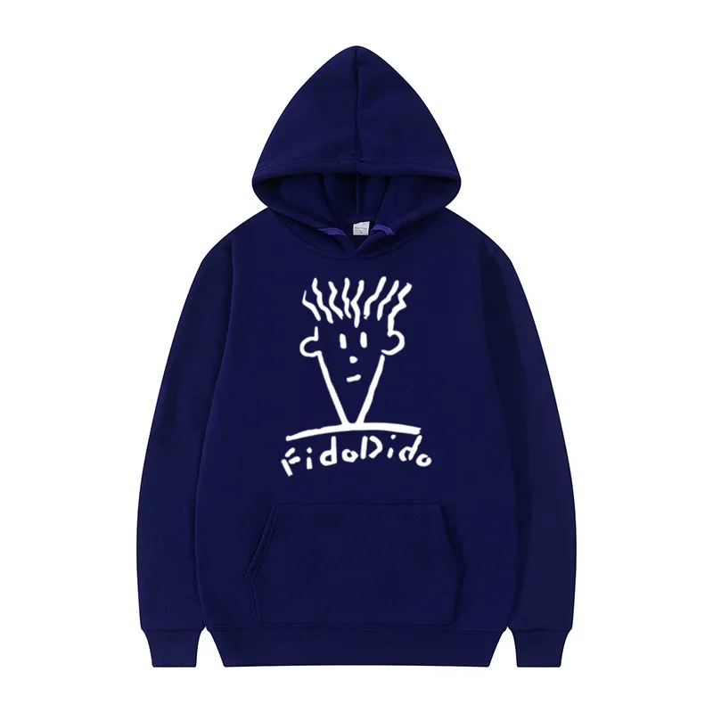 Autumn and Winter Casual Fashion Hooded Sweatshirt Men's Hooded Sweatshirt Fido Dido Popular Drink Print Streetwear Clothes