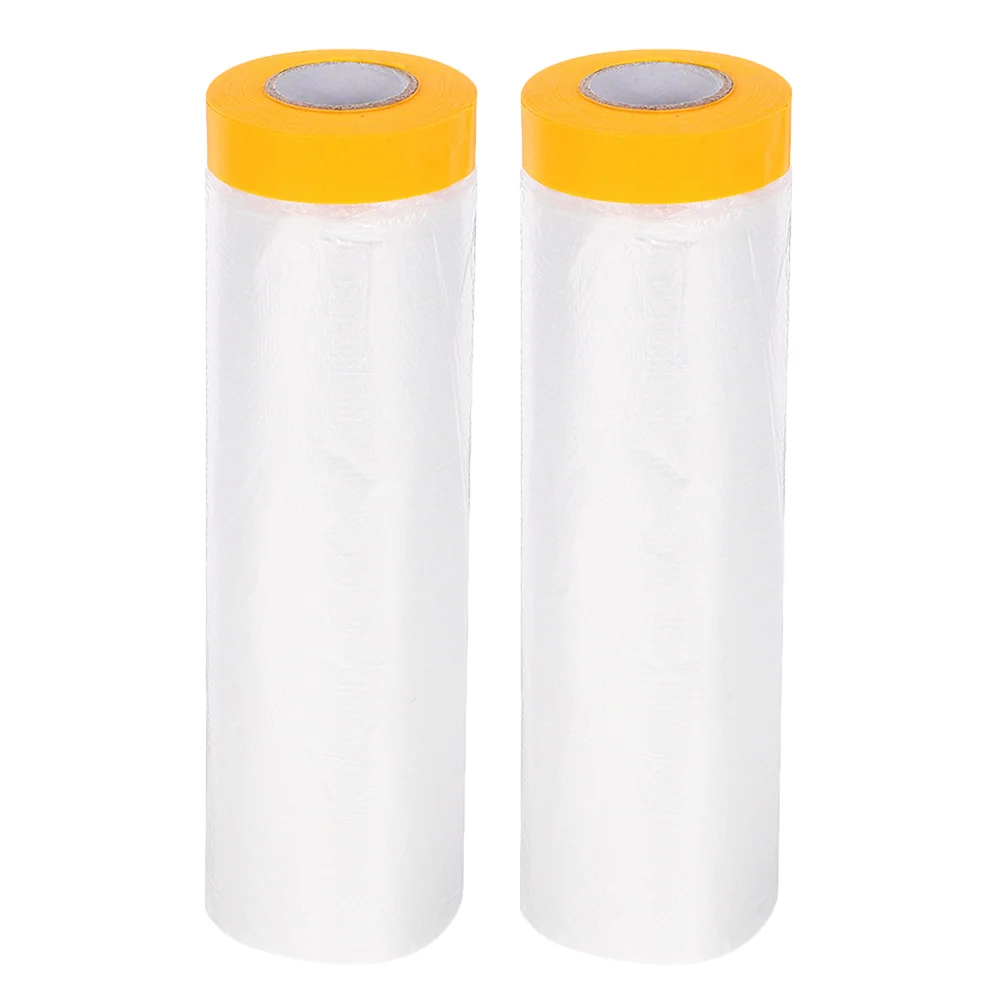

2pcs 2 Rolls 20 Meters Window Film Insulation For Winter Weatherproofing Home Office Hotel Darkening Uv Blocking Plastic Cover