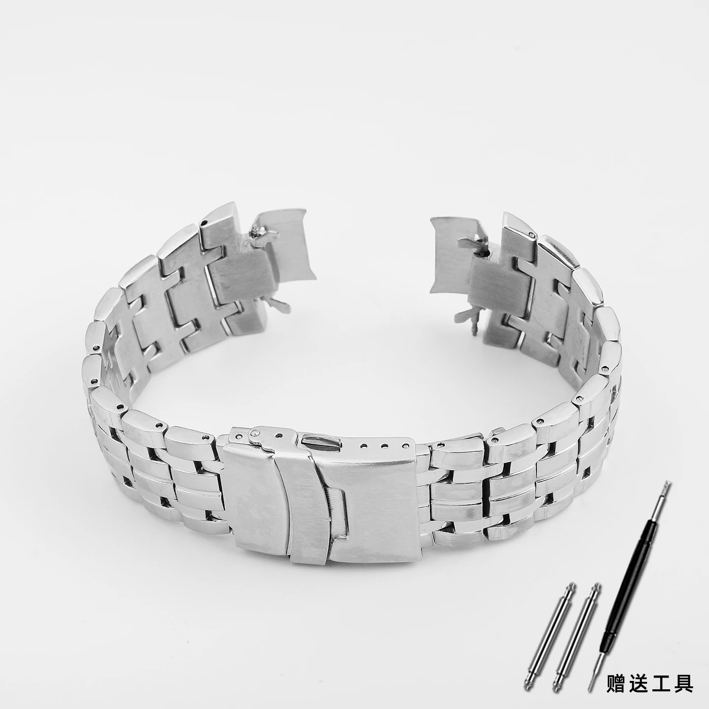 For Casio Edifice watch EF-540D-1A5 series 16mm convex mouth stainless steel strap men's watchband accessories curved wristband view 6
