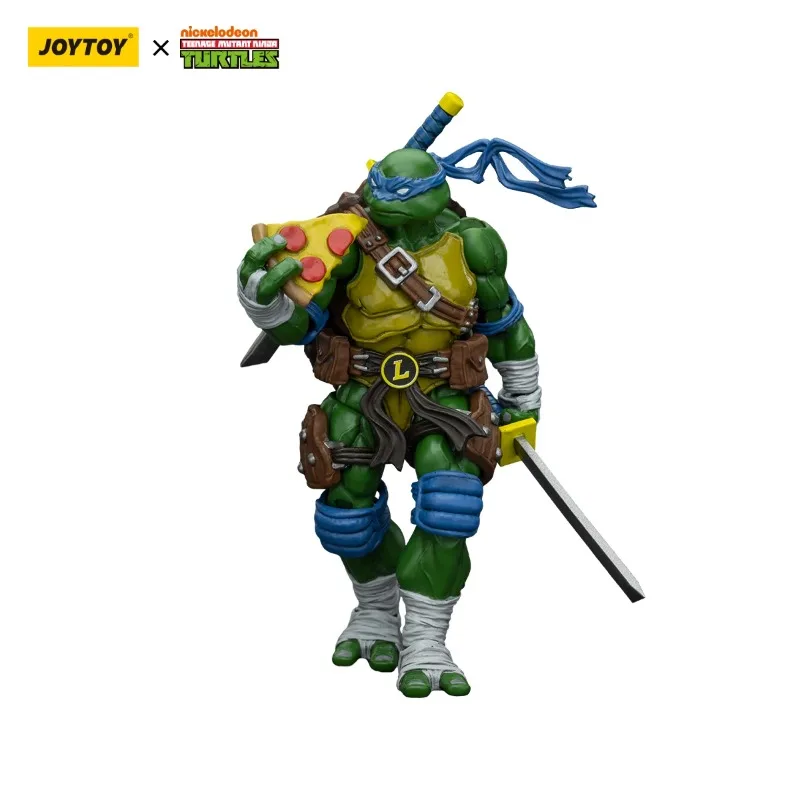 In Stock JOYTOY 1/18 Action Figure TMNT Ninja Turtles Michelangelo Donatello Leonardo Raphael Anime Figures Toys Gift Collection view 4