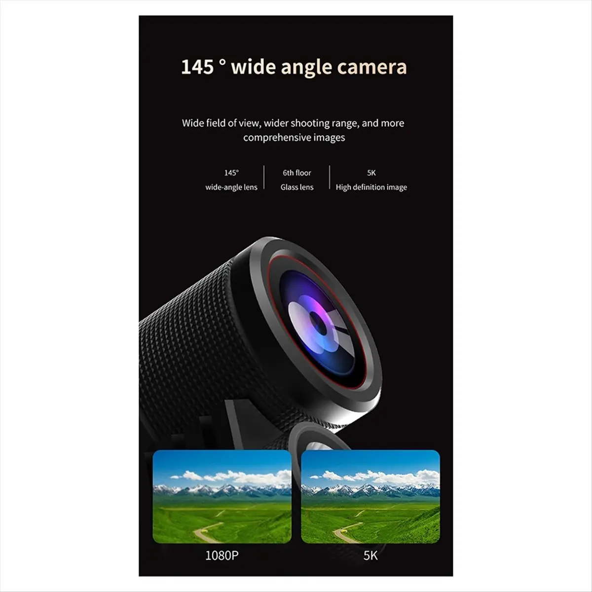 L77A  Action Camera 5K 30M Waterproof WiFi AI Voice Assistant EIS Action Sport Cam Bicycle Helmet Motorcycles
