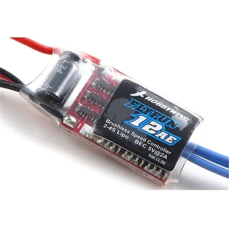 FlyFun Hobbywing V5 20A 30A 60A 80A 110A 120A 130A 160A Controlador de velocidade Brushless ESC 3-6S com função DEO para RC Quadcopter