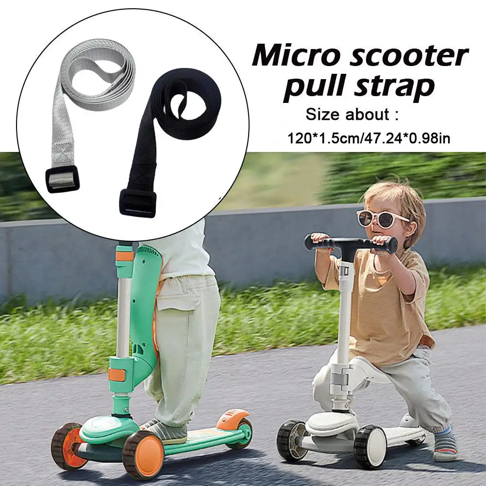 Scooter Tow Rope Bicycle Traction Rope Mountain Bike Trailer Convenient Rope Parent-Child Pull Rope F6E8