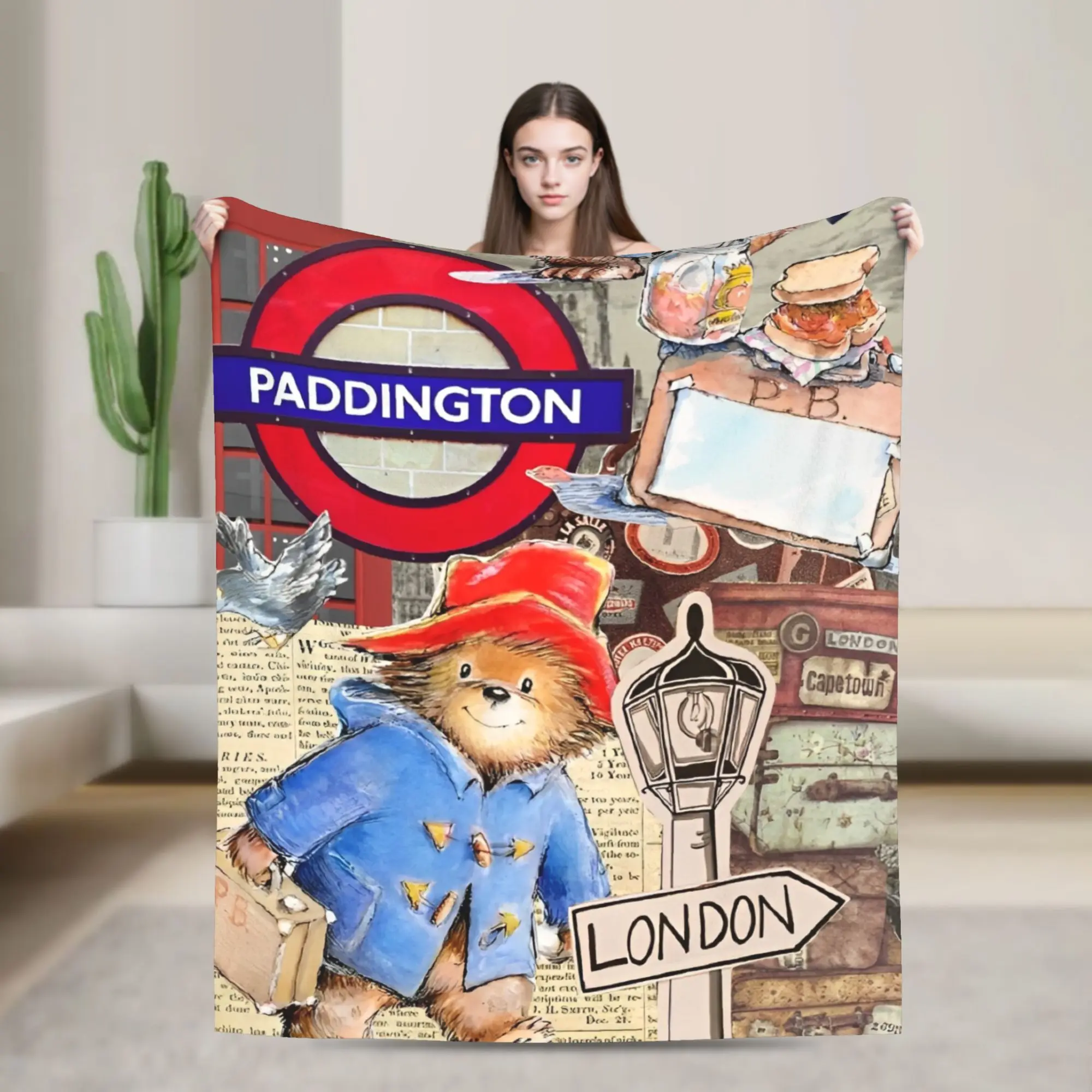 

Одеяла Великобритания Пиддингтон Бурый Медведь пледы фланелевое покрывало для дивана, кресла, дивана-кровати, пушистое покрывало для дивана-кровати