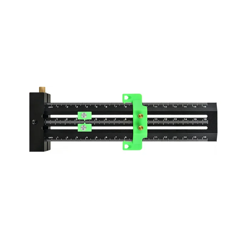 

ABUF-T-Shaped Double Line Marking Ruler+Steel Needle/Parallel/Vertical Marking Ruler Hole Scribe Marking Mark Ruler