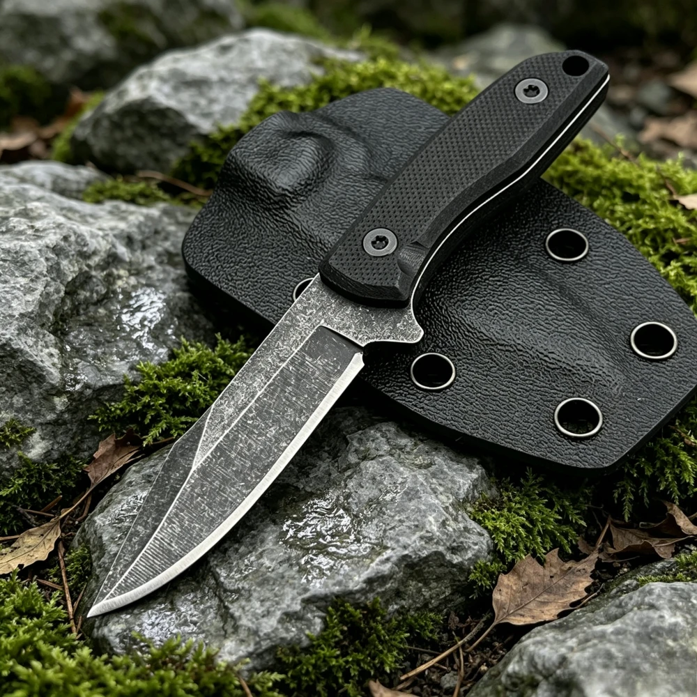 Bushcraft Knife Fixed - Nóż uniwersalny EDC do eksploracji dżungli,