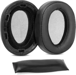 Sony MDR-100ABN Ear Pads Cushion Headband Replacement Compatible with  100ABN WH-H900N Headphone ( Protein Leather )