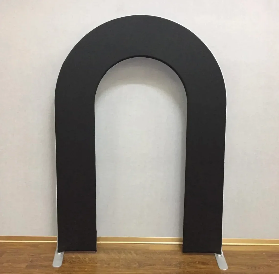 White Arch Backdrop Cover Solid Color Kids Baby Shower Birthday Wedding Chiara Wall Panel Arched Metal Stand Frame