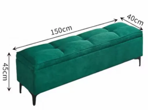 Storage Ottoman Bench with Lid, Hydraulic Lift Shoe Stool, Folding Flannelette Cushion for Entryway BedroomCustom Size Color