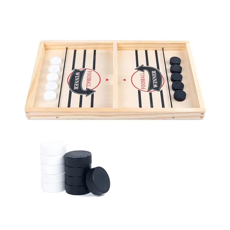 

-[Cilae-17R] Wooden Bouncy Chess, Double-Player Bouncy Chess, Double-Player Wooden Fun Family Parent-Child Interactive Props
