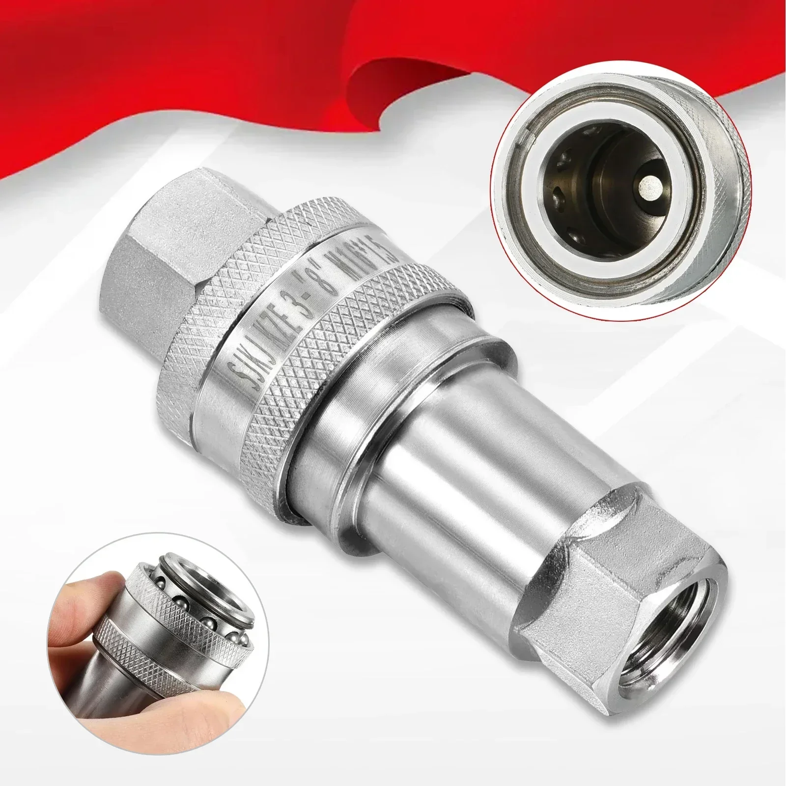 Imagem -06 - Novos Acessórios de Tubulação Rosqueados M16x1.5 mm Conectores Rápidos Hidráulicos Abertos e Fechados Duplos Auto-vedantes Acessórios de Tubulação de Óleo Peças de Ferramentas