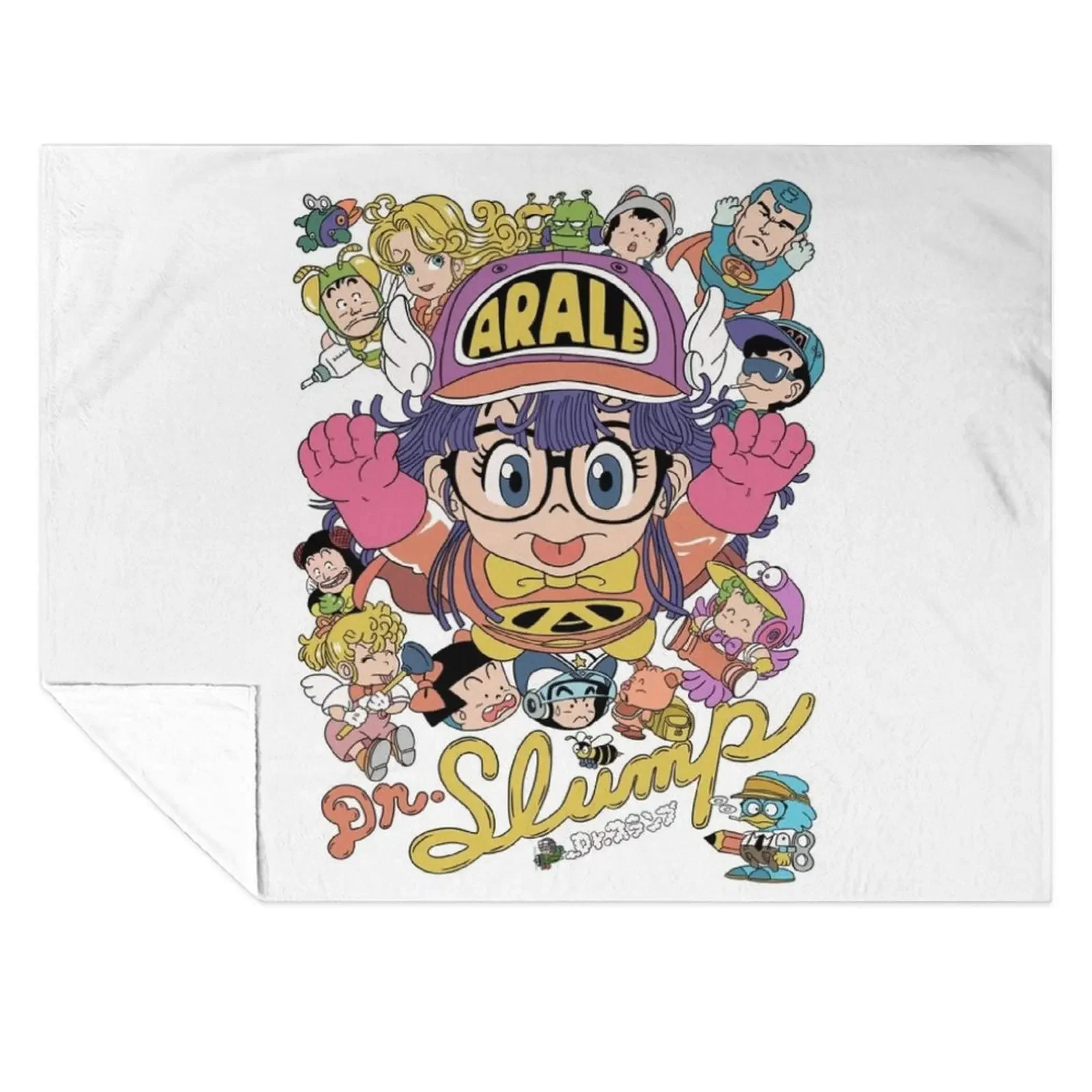 

Dr.Slump Throw Blanket Soft Plaid for sofa Camping Baby Blankets
