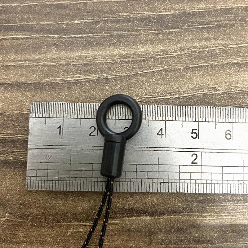 Cabeza de cuerda de cordón pequeña, hebilla de cuerda negra pequeña, accesorios de carcasa de teléfono móvil DIY, cordón Universal para teléfono