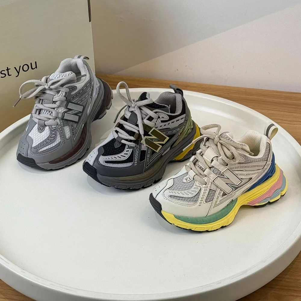 Boys New Style Tennis Shoes Children's Casual Shoes For Girls Sports Sneakers Kid's Soft Sole Shoes Fashion School Shoes Boys