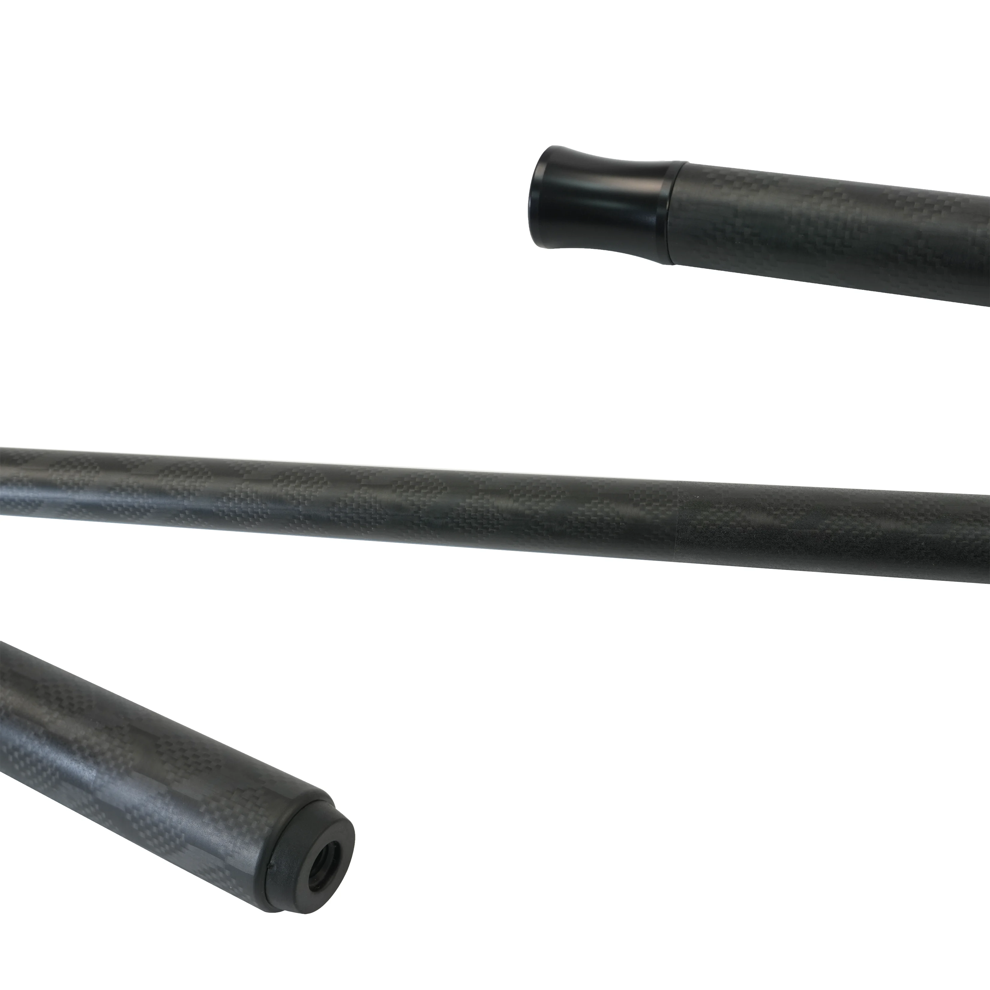 BIZU Carbon Fiber Billiard Cue Snooker Pool Putter with 3/8x8 Joint Precision Gaming Tool for Pool Table