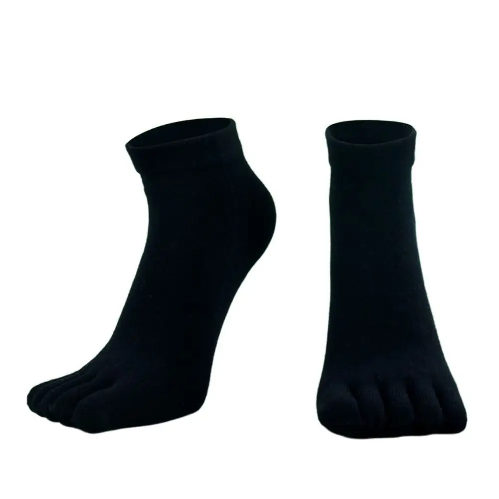 

No Show Socks Solid Color Cotton Ankle Crew Socks Protect Ankle Men'S Split Toe Sock Toe Socks Ankle Socks Five Fingers Socks