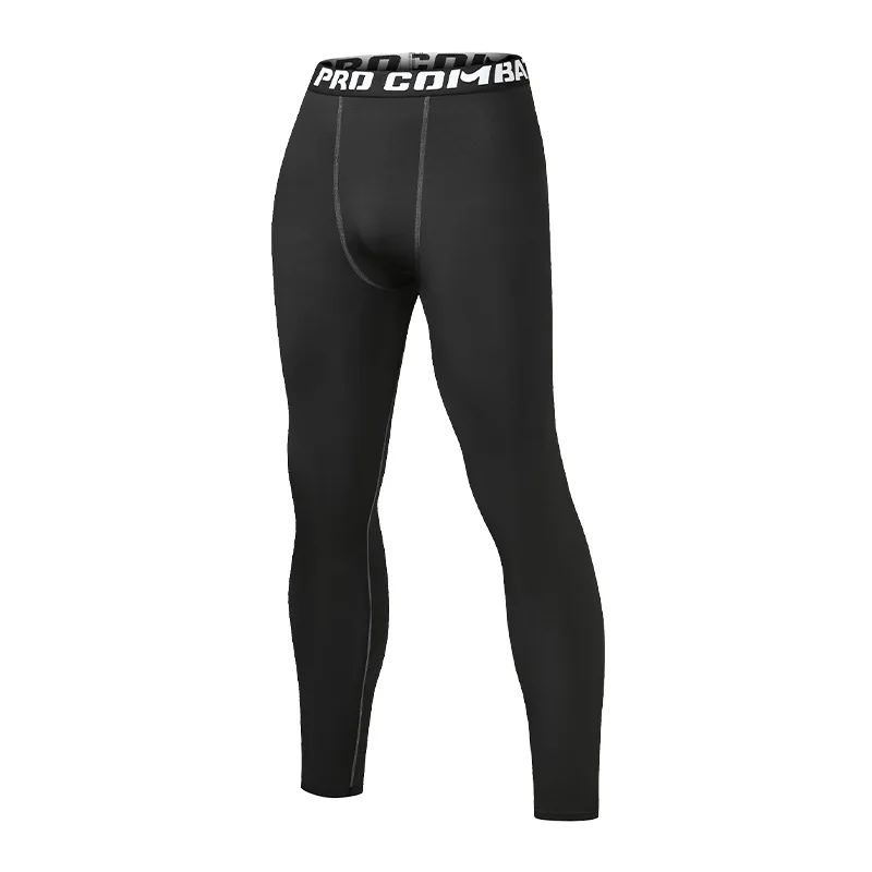 Men Tight 3/4 Cropped Pants Compression Training Fitness Jogger Running Skinny Trousers Basketball Boy Sports Shorts Quick Dry