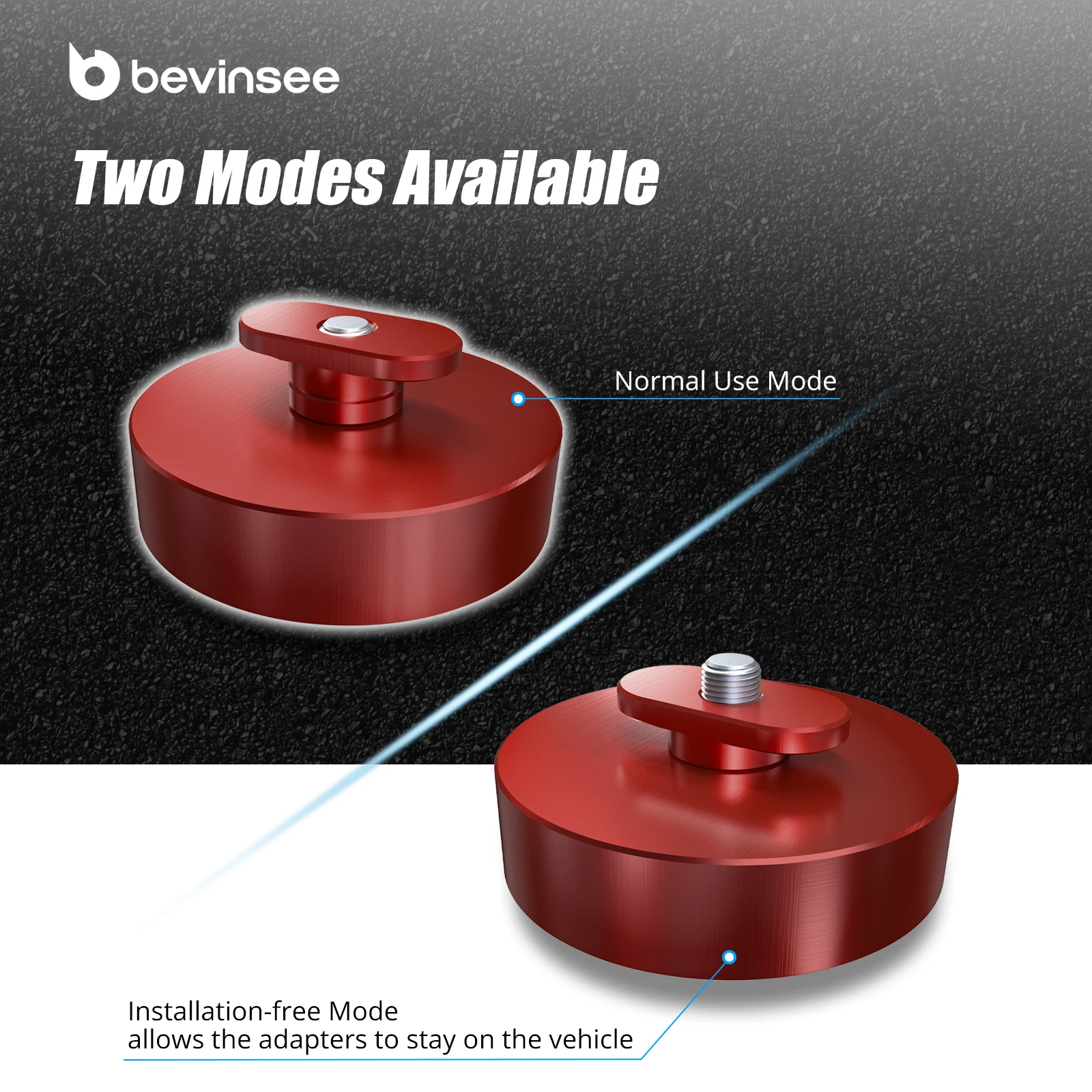 BEVINSEE 4X алюминиевый домкрат подъемник домкрат шайба адаптер инструмент для Corvette C5 C6 C7 C8 GS Z06 ZR1