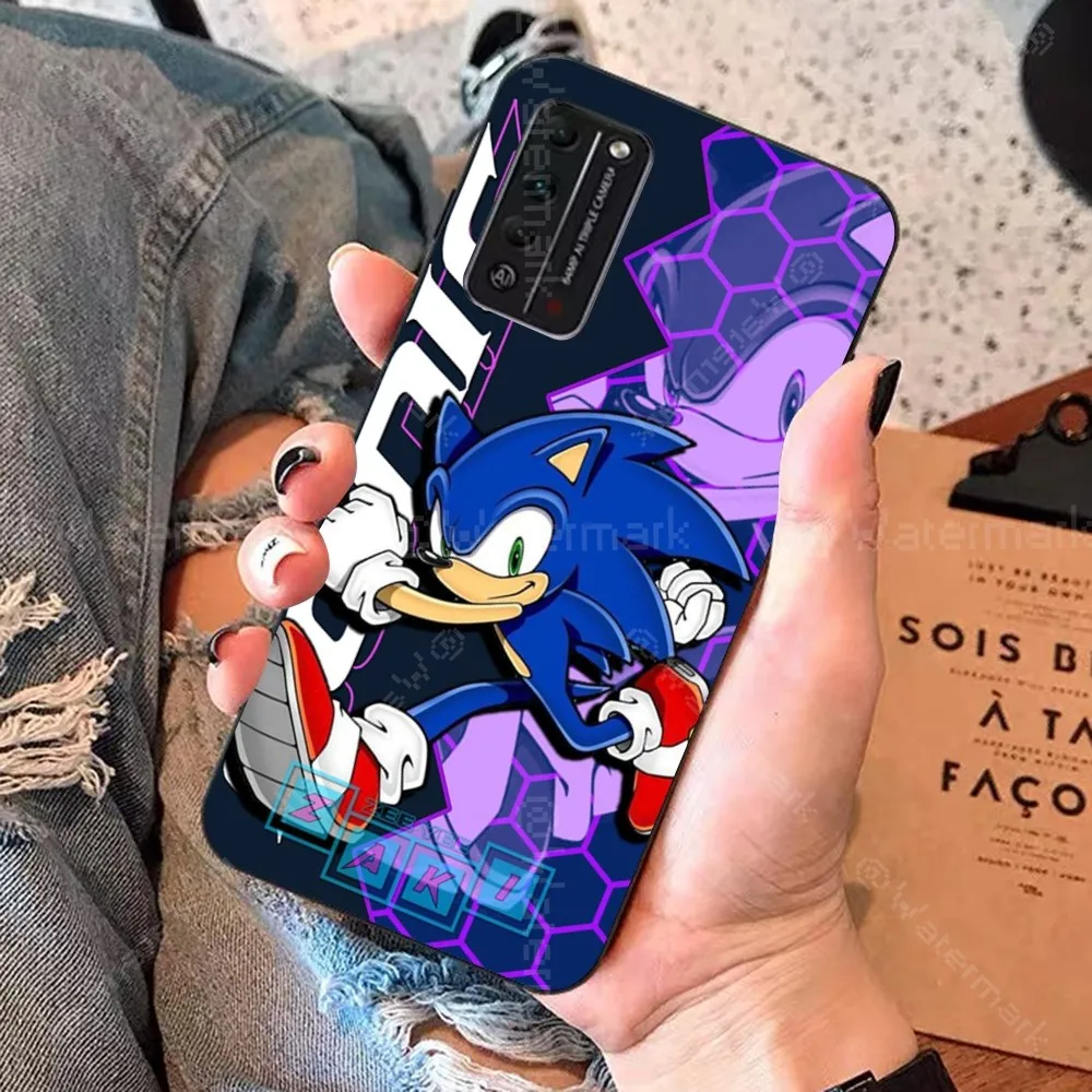 Anime Cartoon S-Sonics H-Hedgehogs Phone Case For Huawei Honor 10 Lite 9 20 7A 9X 30 50 60 70 Pro Plus Soft Silicone Cover