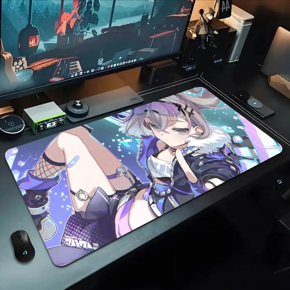 

silver wolf Mouse Pad 500X1000 mm Large Gaming Mousepad Gamer XL Rubber Otaku Keyboard Pad Laptop Desk Mat