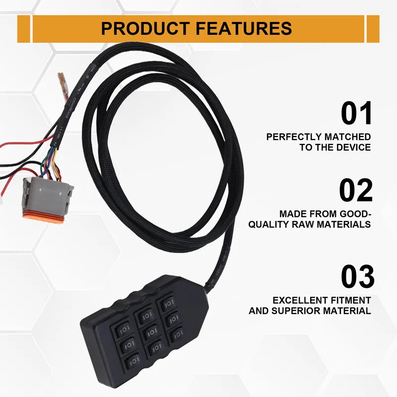 9 Button Handle Solenoid Valve Controller 8-Corner Solenoid Valve Remote Controller For SMV-02 AA-VU8