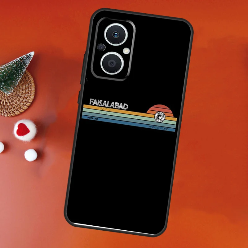 Punjab Map Outline Case For OPPO Find X9 X5 X6 X8 Pro OPPO Reno 14 F 13F 12F 11F 10 12 13 15 Pro 7 8 Lite Cover