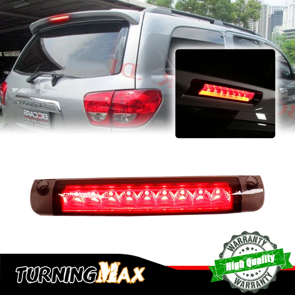 

Светодиодный 3-й свет с высоким креплением стоп-сигнала для Toyota 2009-2013 Crolla, 2008-2020 Sequoia, 2008-2013 Highlander, 2006-2012 RAV4