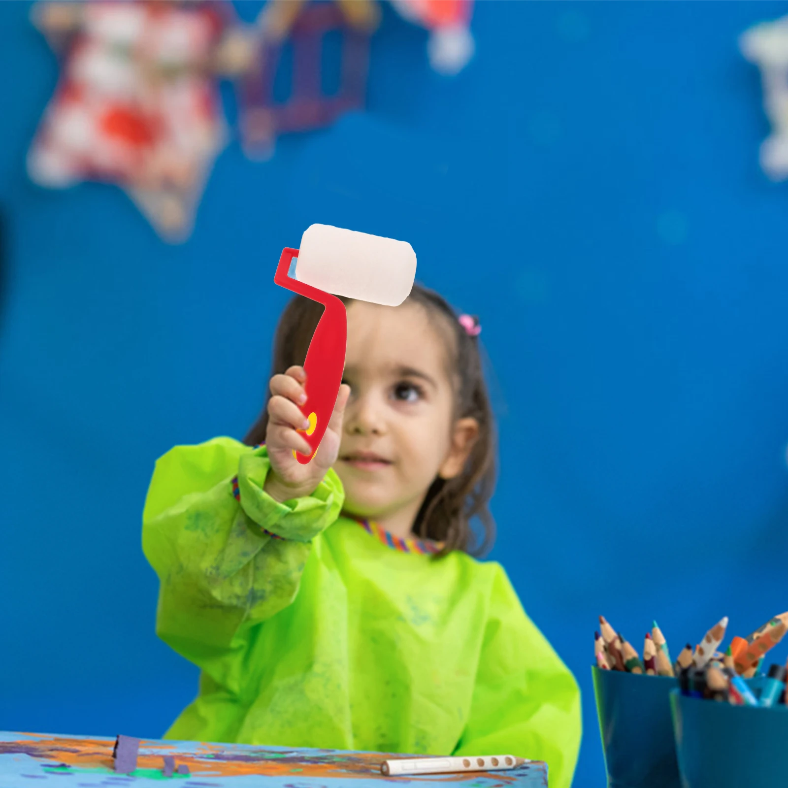 

Mini Paint Roller 6 Inch For Small Roller Brush Wall Repair Tool Durable Cotton Handle Painting Walls Furniture Art