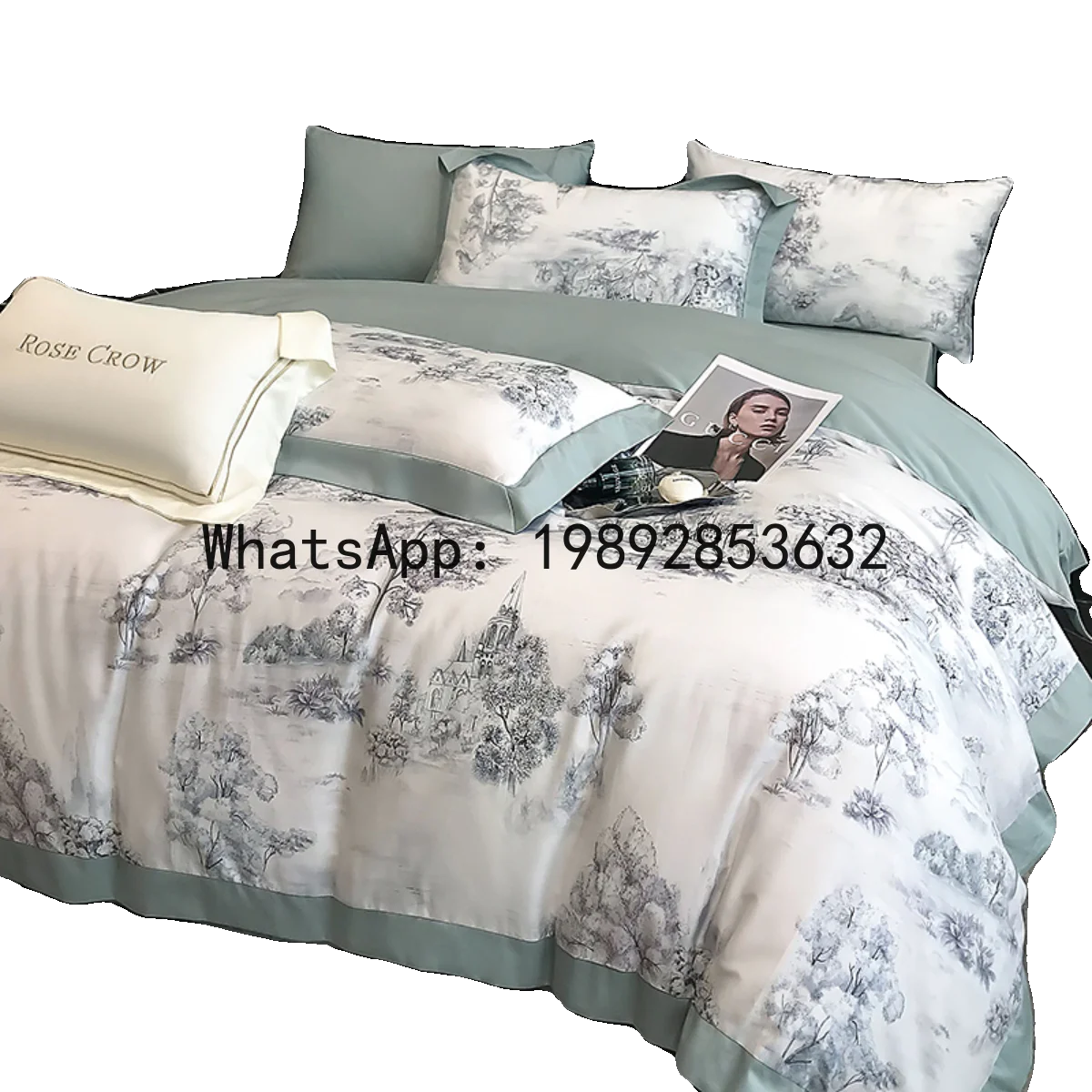 

PYJ Premium Sense 160 Beds Four-piece Digital Printed Cotton Bedding