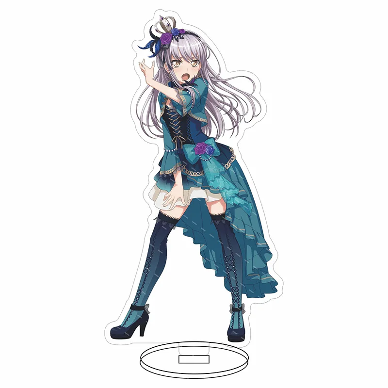 Sen BanG! Figurki Anime Roselia Band Cosplay akrylowe stojaki modelka słodka dziewczyna dekoracja biurka stojący znak dla fanów prezenty 15CM