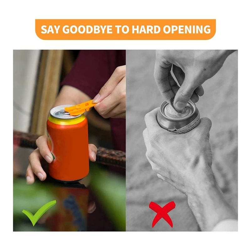 24 パックソーダビール缶切り & 飲料缶カバー缶切り、コーラ、ビール、ソーダ用の手動簡単缶切り