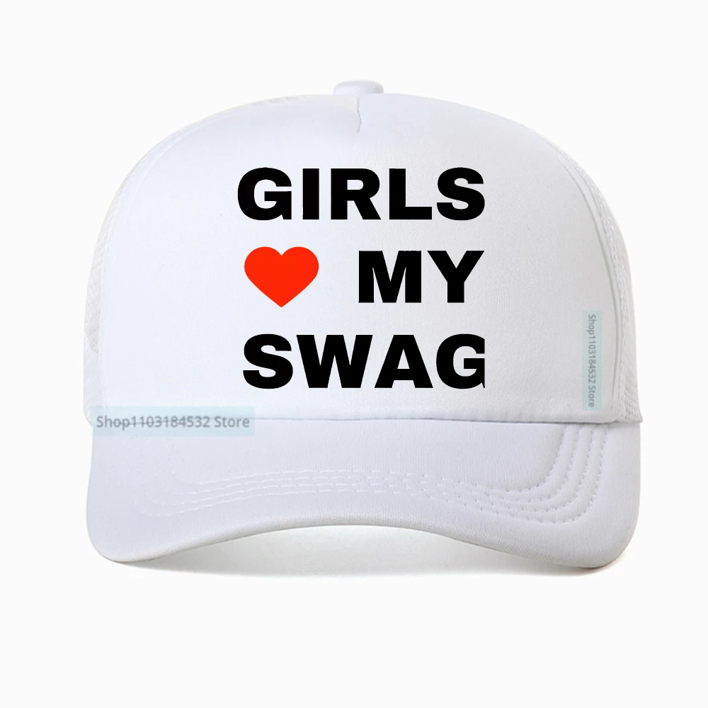 الفتيات يحب بلدي غنيمة مضحك قبعة الصيف الرجال الجدة الشارع الشهير قبعة بيسبول Harajuku الصيف موضة شبكة تنفس قبعة سائق الشاحنة #4