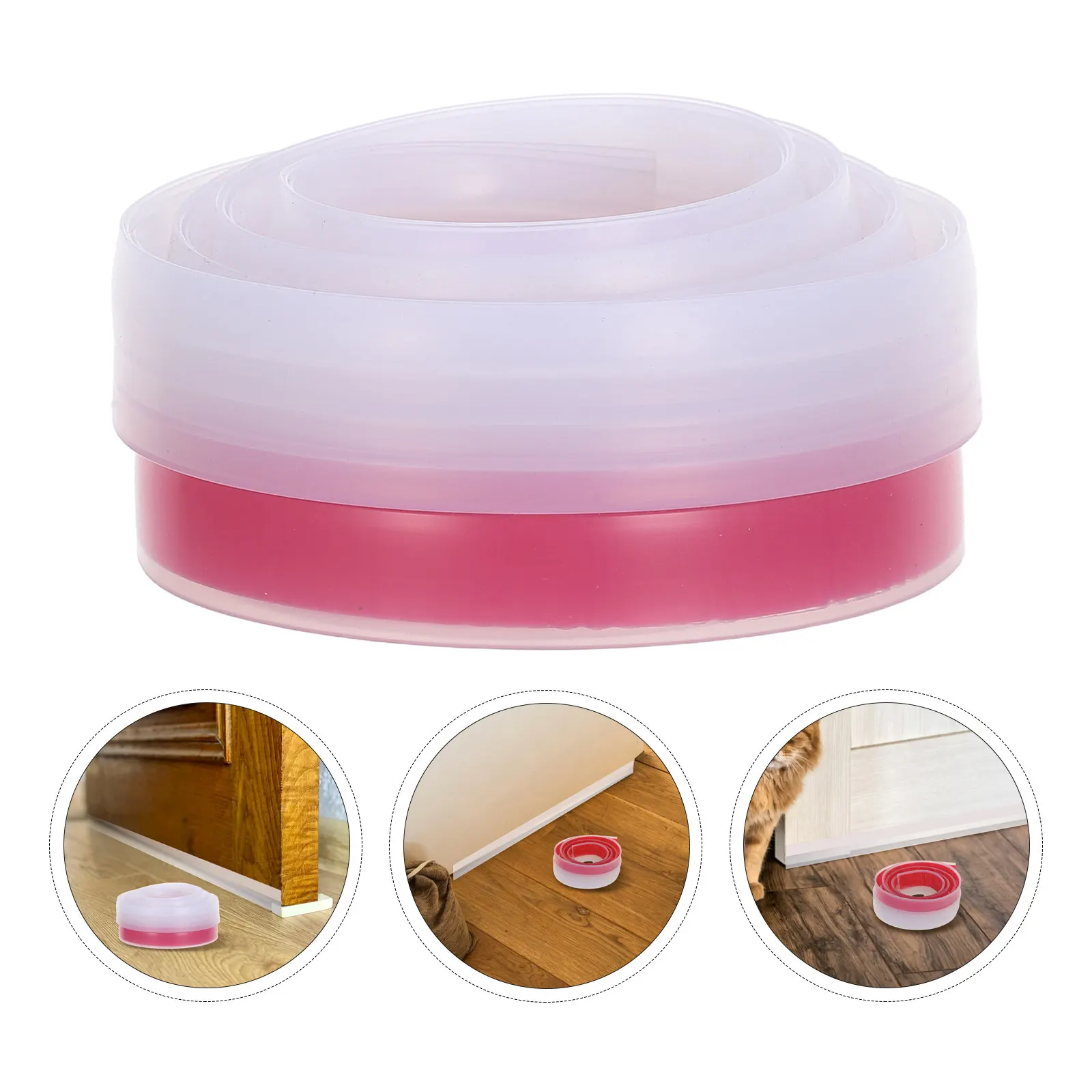 

Door Bottom Soundproof Seal Strip Self Adhesive Noise Proof Sound Insulation Weatherproof Sealing for Door Window Gap