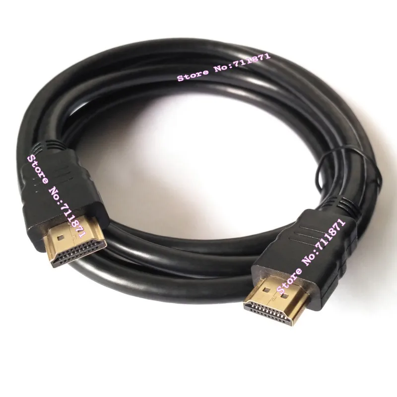 200cm Male to Male With shielding 19Pin+1P Compatible-HDMI Cable Line For 4K HDTV HD-Player DVD Laptop HDMI-Compatible Wire cord