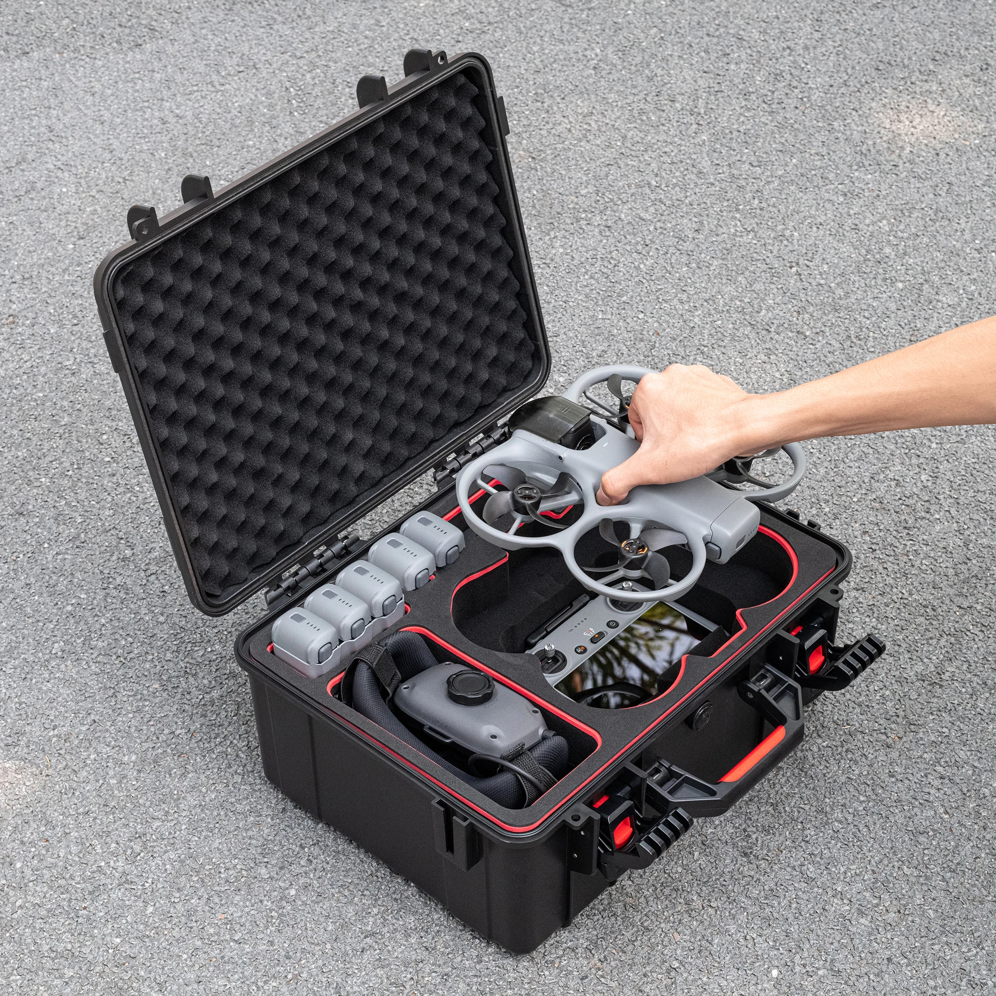 

Waterproof Carrying Hard Case For DJI Avata 360 Fly More Combo Support DJI Goggles 3/RC 2 Controller Batteries