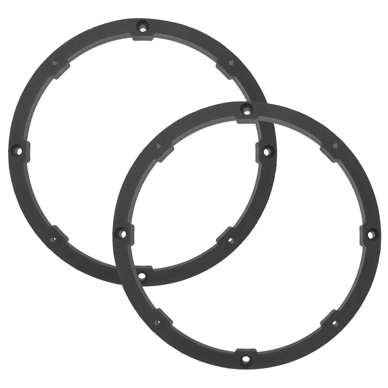 

2Pcs 6.5 Inch Car Speaker Spacer Ring Solid PVC Construction for Enhanced Bass Clarity Compatible with Most Vehicles Speaker