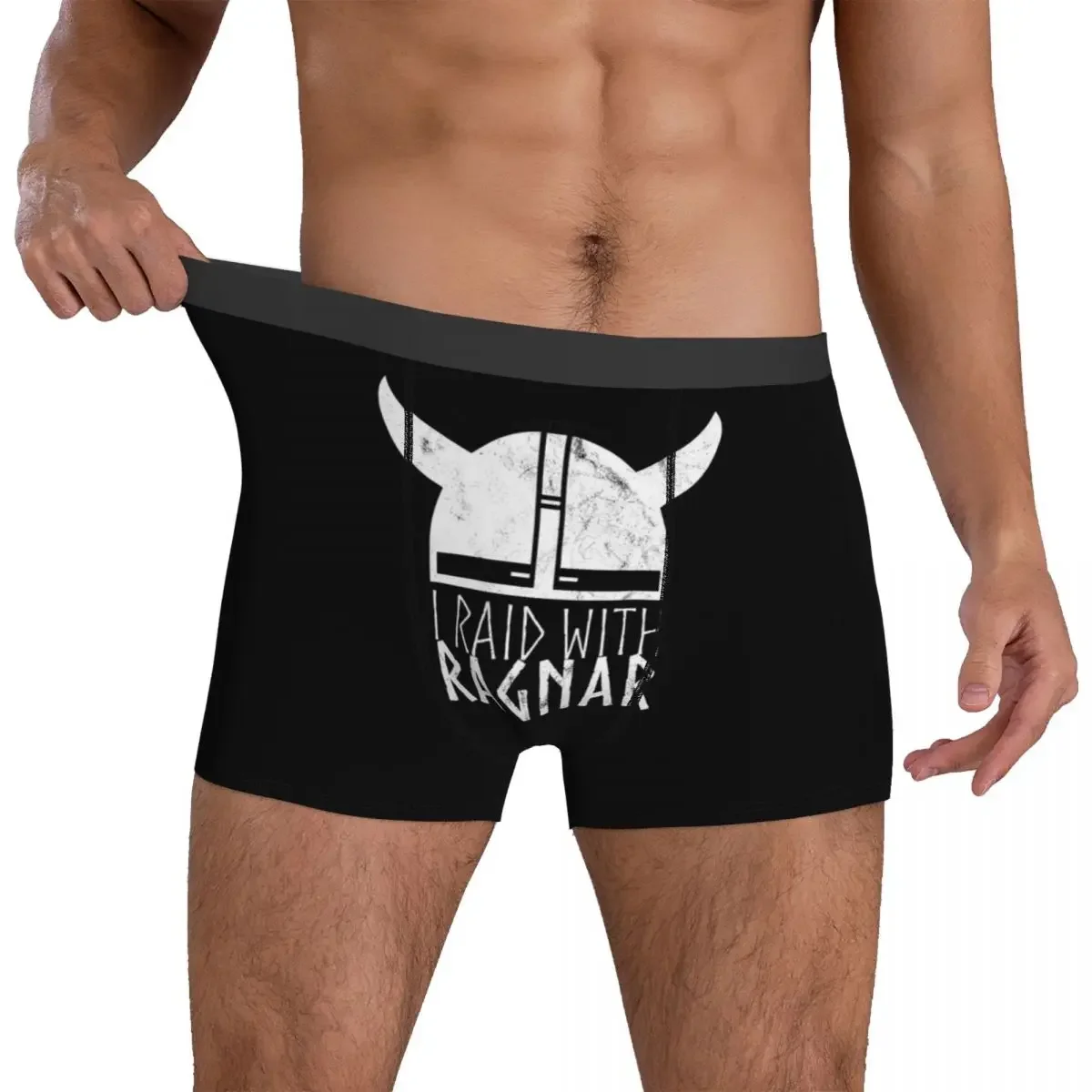 Boxer Onderbroek Shorts American Kleding I Inval Met Ragnar Helm Slipje Heren Comfortabel Ondergoed Voor Homme Man