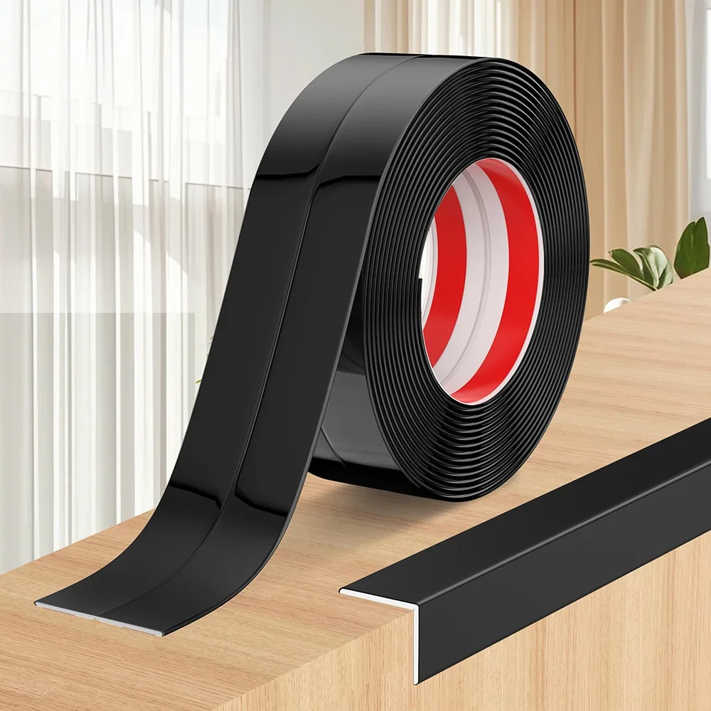 

Самоклеящаяся L-образная переходная полоса для пола, 300 см, гибкая защита для дверной рамы стола, бытовая