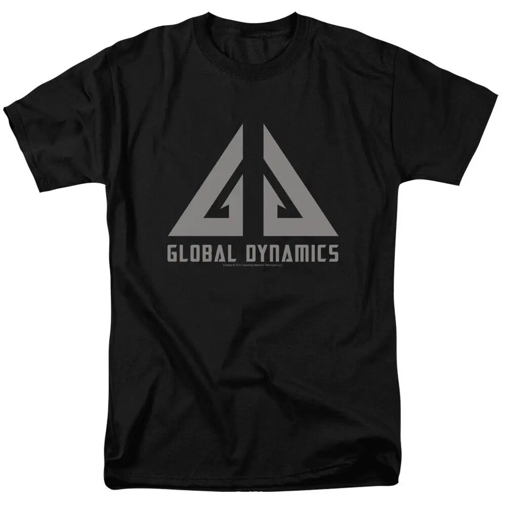 Eureka Global Dynamics Logo T Shirt Mens License Classic Sci Fi TV Black