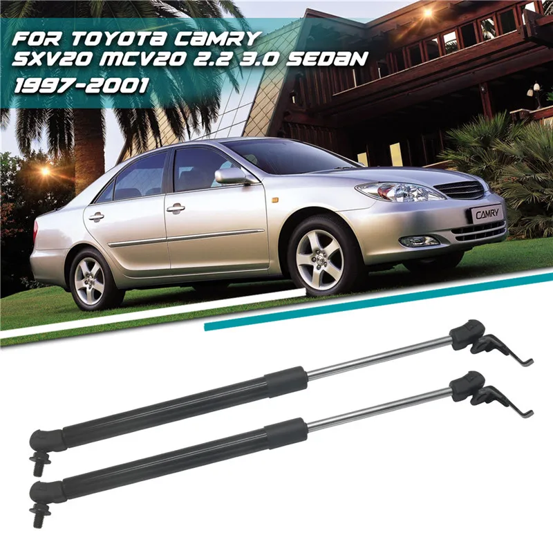 2Pcs/set Car Front Bonnet Hood Lift Support Gas Struts For Toyota Camry SXV20 MCV20 CE LE XLE Sedan 1997 1998 1999 2000 2001