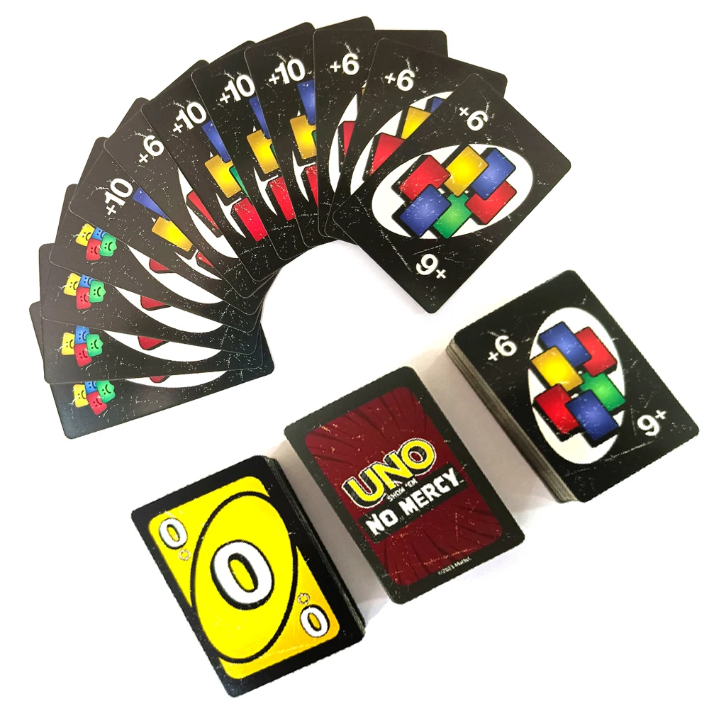 Uno No mercy Game Board Games UNO Cards Table Family Party Entertainment UNO Games Card Toys Children Birthday Christmas